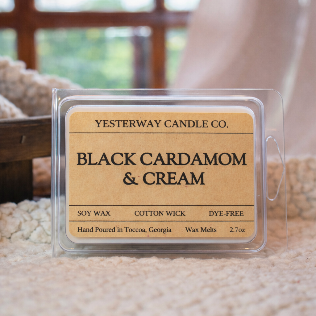 Black Cardamom & Cream Wax Melt