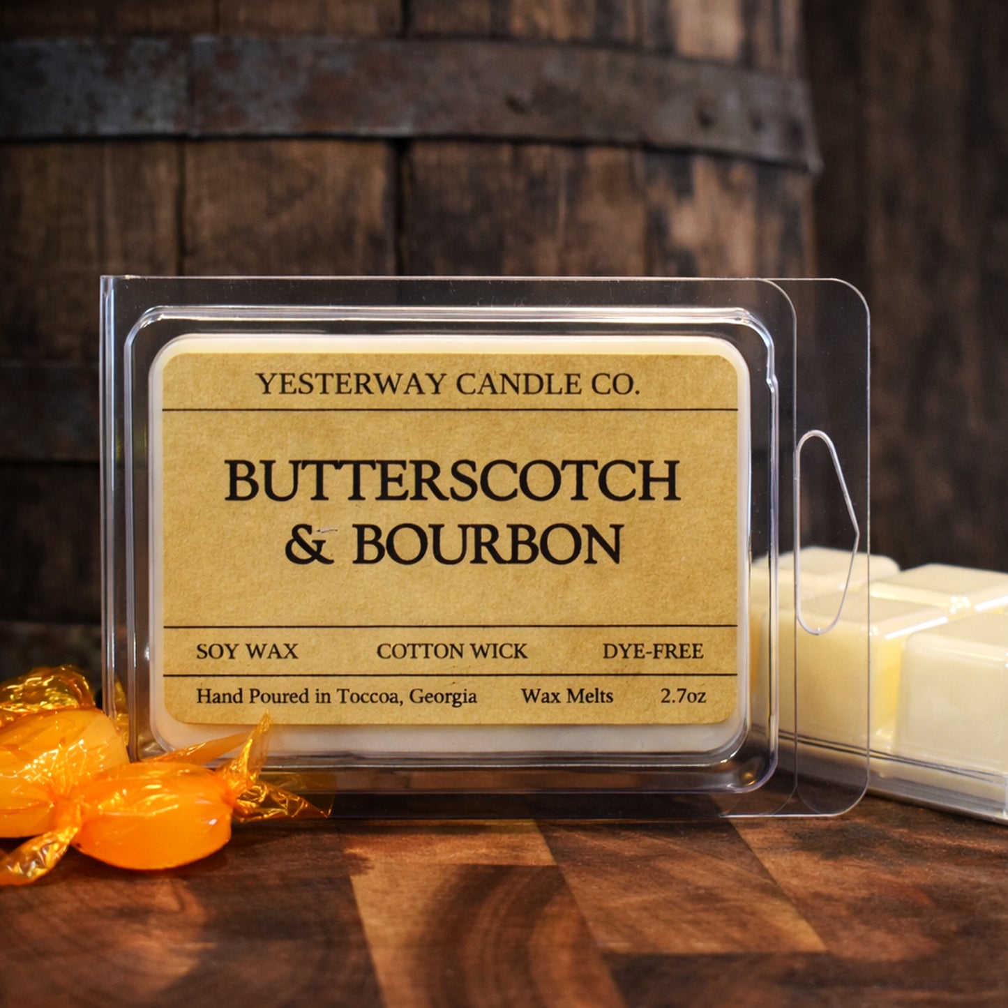 Butterscotch & Bourbon Wax Melt