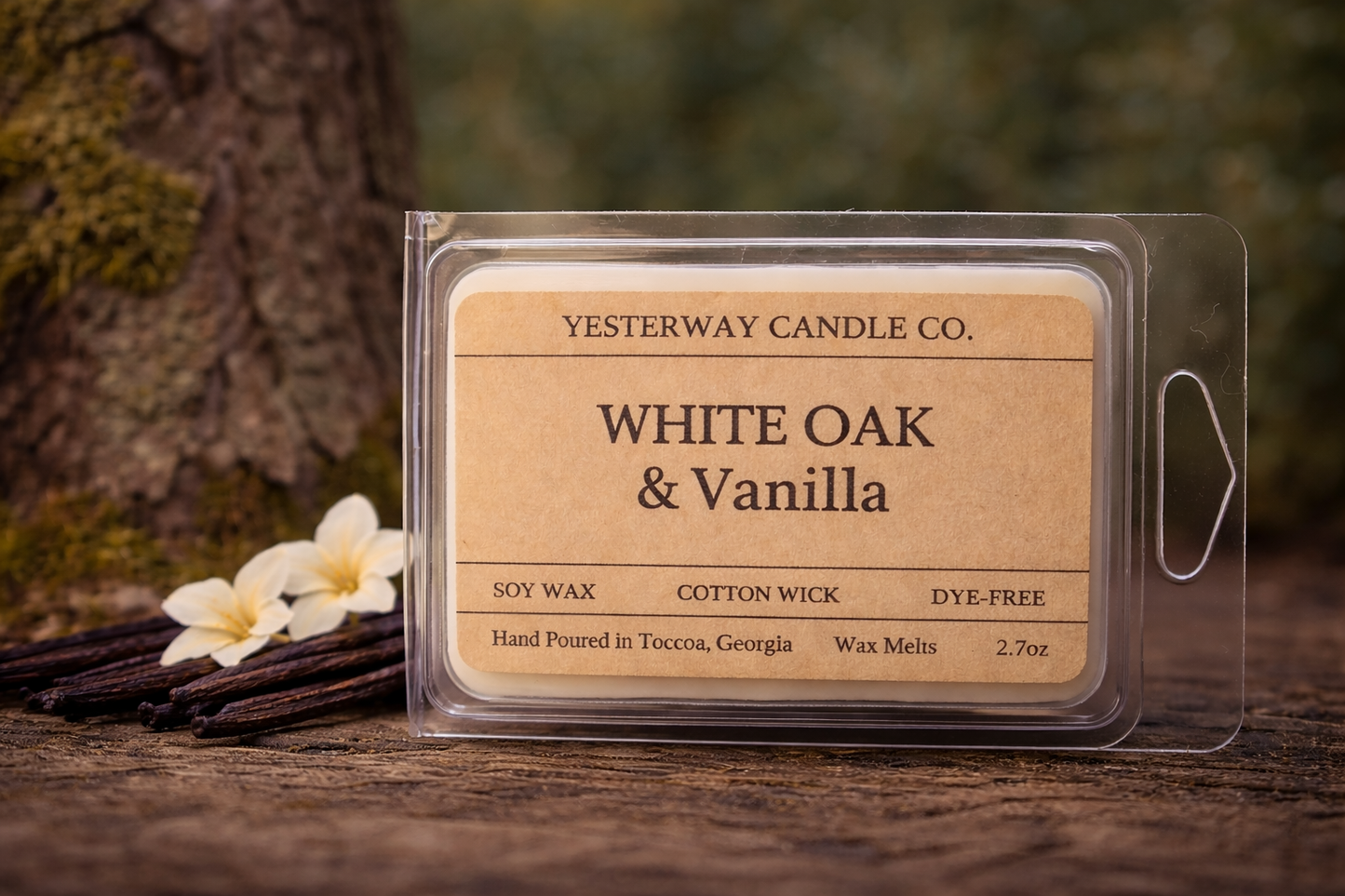 White Oak and Vanilla Wax Melt
